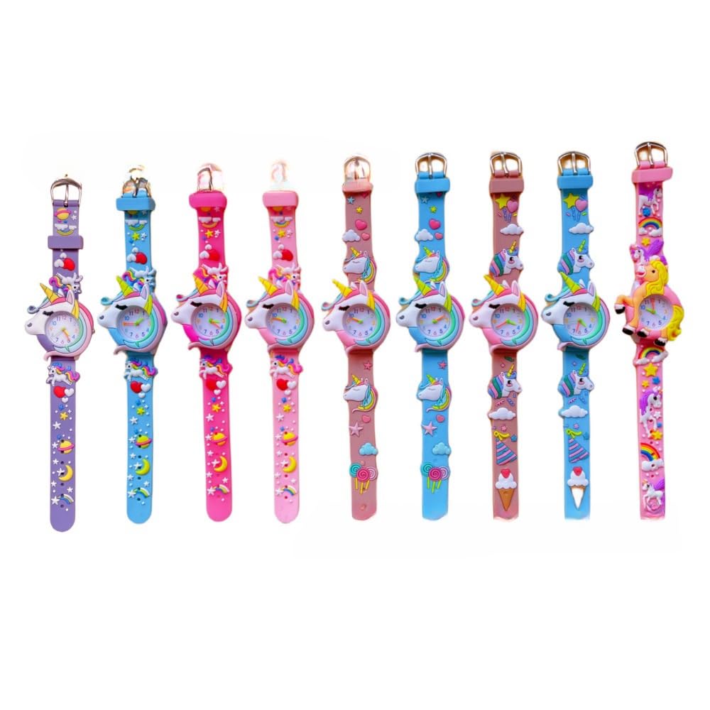 Analogue Quartz Watch with Stainless Steel Strap Bracelet Cats Girls Toddler Watches Gifts for Kids Birthday Gifts Gift Box
