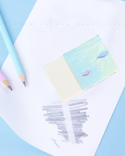 4PCS Pen Shape Eraser Pencil Pencil Creative Stationery Retractable Press Eraser Kids School Rubber Stick Erasers Click Erasers Correction