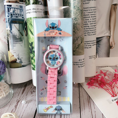 Analogue Quartz Watch with Stainless Steel Strap Bracelet Cats Girls Toddler Watches Gifts for Kids Birthday Gifts Gift Box
