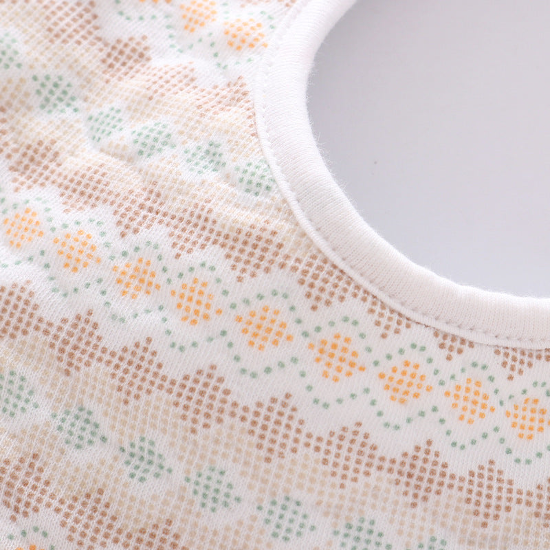 3 Pack BABY Toddler Boys Girls 360° Rotation waterproof BIBS bib Flower COTTON FEEDING Dribble Bandana Apron Weaning