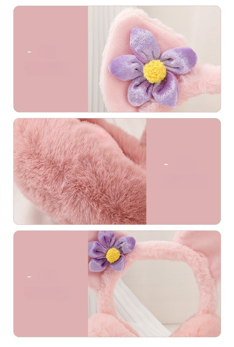 Kids Boy Girl Earmuffs Winter Fleece Thermal Outdoor Warm Plush Ear Warmer