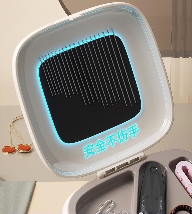 Sewing Kit with Case Magnetic Pad for Needles Portable DIY Sewing Supplies for Home Traveler, Adults, Beginner, Emergency, Kids Contains Thread, Scissors, Needles, Measure