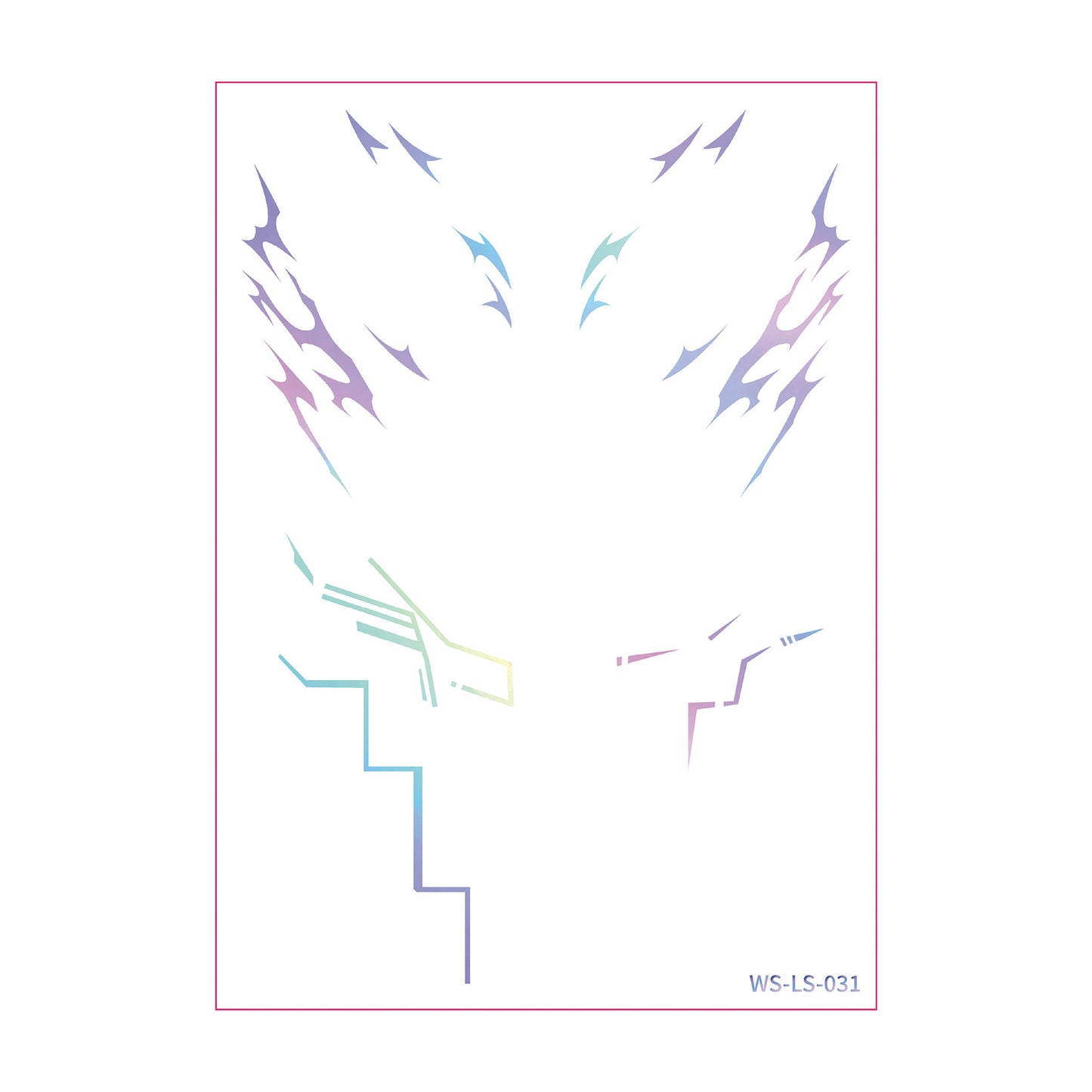 Temporary Tattoos for Kids, Kpop Cosplay Accessories, Kids Laser Tattoos for Girls Boys Face Body Christmas Costumes Cosplay Accessories Fake Hunters Tattoos (Face 4pcs) Brand: ISABELLA MOON