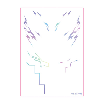 Temporary Tattoos for Kids, Kpop Cosplay Accessories, Kids Laser Tattoos for Girls Boys Face Body Christmas Costumes Cosplay Accessories Fake Hunters Tattoos (Face 4pcs) Brand: ISABELLA MOON