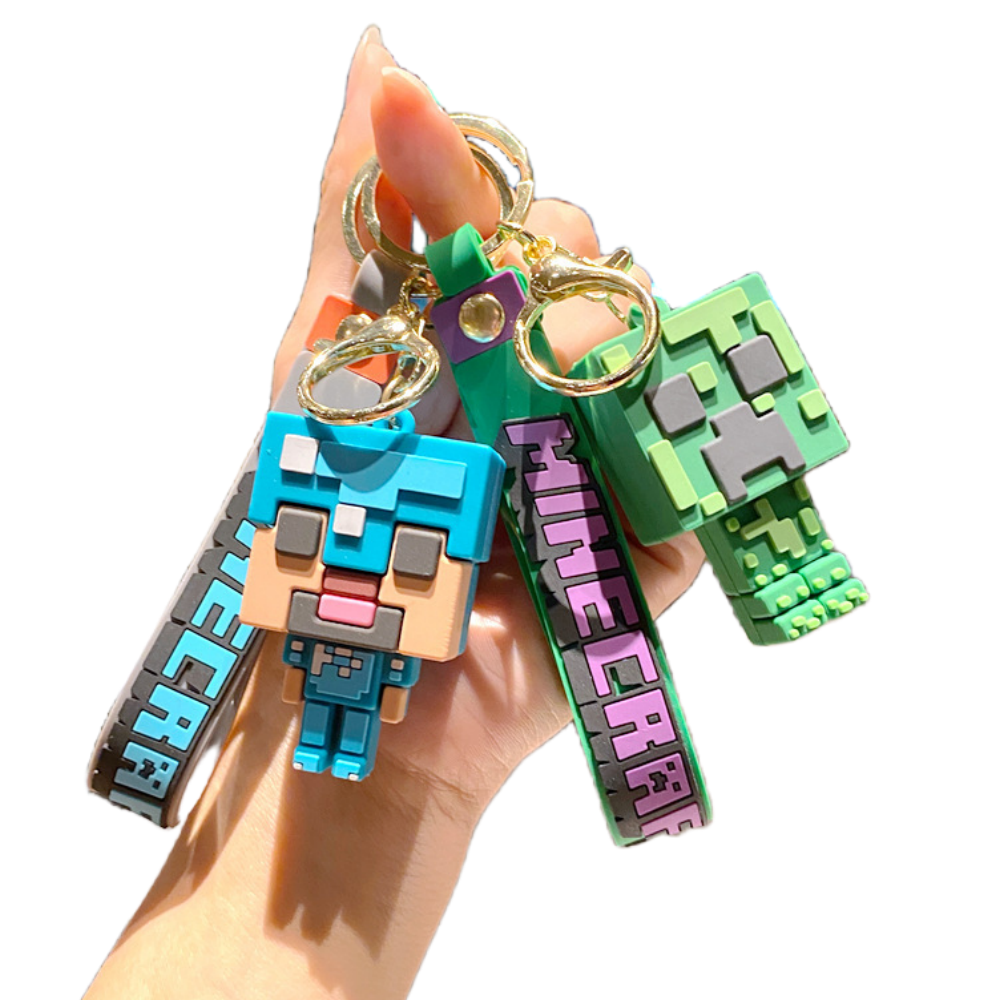 2PCS Buzz Keyring Keychain School bag Ornament Key Ring Decoration Cute Gifts for Women Girls Boys Pendant Chain Jewelry Gift For Kids