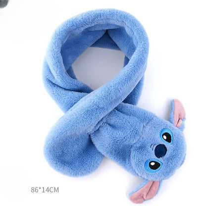 Kids Winter Beanie Scarf for 2-10 Years Old Boys Girls.Outdoor Warm Fleece Lined Thermal Knit Fluffy Pom