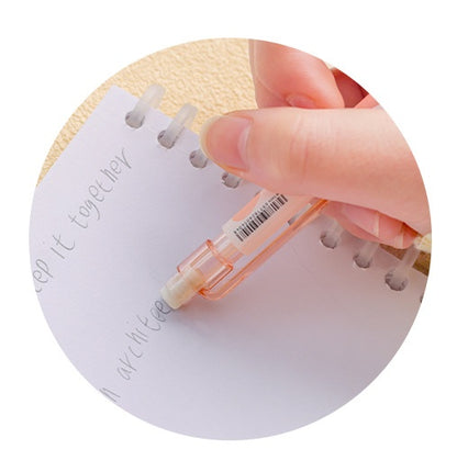 5 Pieces Mechanical Automatic Pencil Set 0.5 mm and one pencil case for Office School Stationary Party Favour Bag Fillers Gift Set