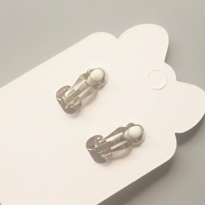 3 Pairs kids Clip On Earrings for Girls Cute Earrings No Pierced Princess Play Girls Dress Up Jewelry Set for Kids