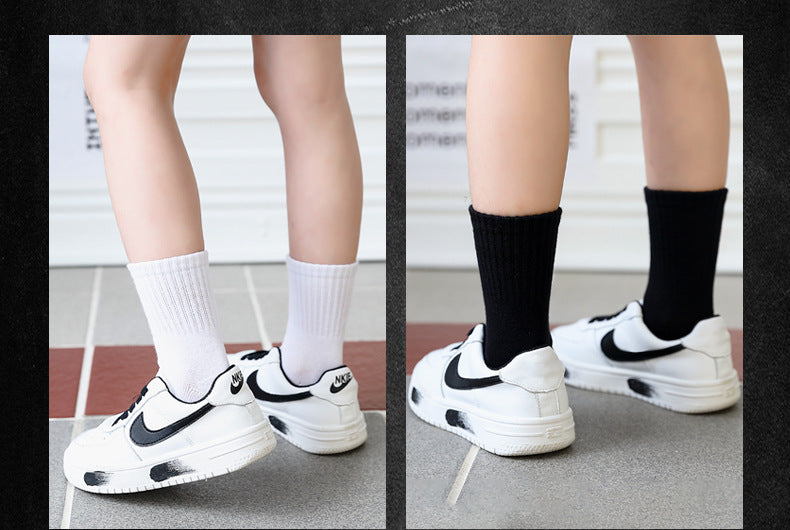 6 Pairs School Uniform Boys Girls Childrens Kids rich cotton plain sports ankle Socks Infant (Mix 6-8 Years)