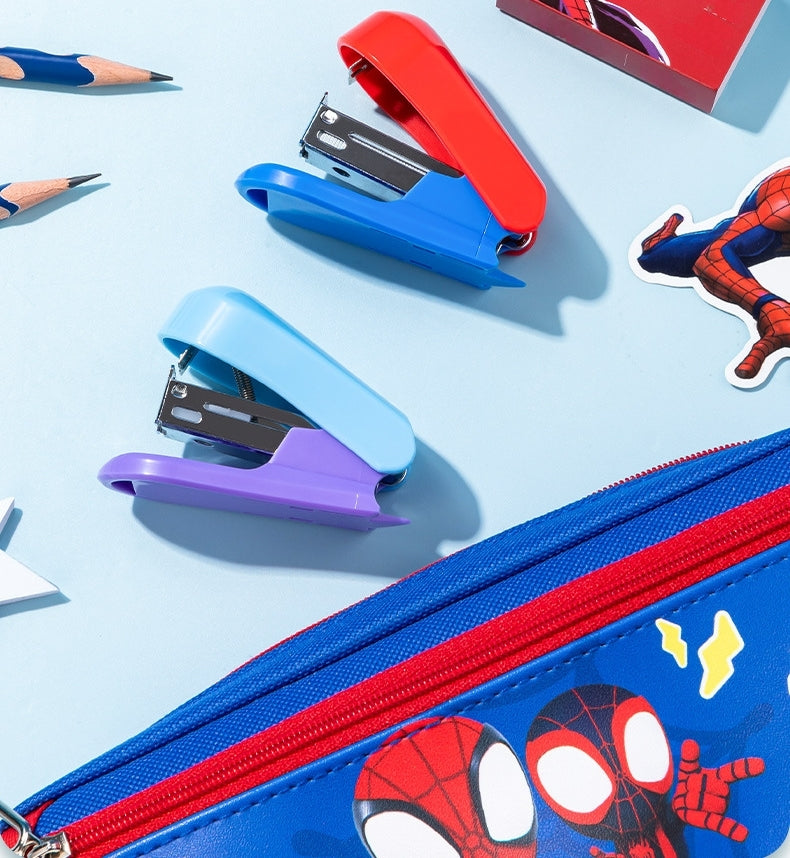 Mini Effortless Kitty Princess Desktop Staplers with 1000 Standard No.10 staples set Cute Stapler Gift for Student and Office School stationary Use（Frozen）