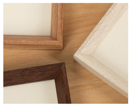 Photo Frame Beech Wood Picture Frames for Desk Wall Oak Walnut Frames Decor Family Friends Gifts 4x6 8x6 7x5 Portrait & Landscape Standing Or Wall Wedding (Oak 6x4（10.2 * 15.2CM）)