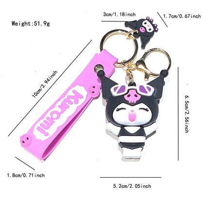 Keyring Keychain School bag Ornament Key Ring Decoration Cute Gifts for Women Girls Boys Pendant Key Chain Jewelry Gift For Kids (Jack)