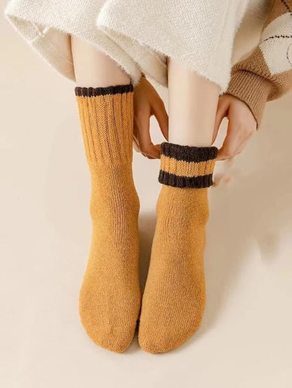 5 Pairs Ladies Thermal Socks Womens Warm Thick Heat Wool Knitting Socks Winter Christmas Gift UK Size 3~8