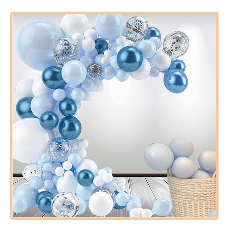 Cinderella Foil Balloons Birthday Party Congratulations balloons Baby Shower Party Decorations Party Suppiles Accessories Theme kids (blue)