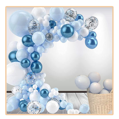 Cinderella Foil Balloons Birthday Party Congratulations balloons Baby Shower Party Decorations Party Suppiles Accessories Theme kids (blue)