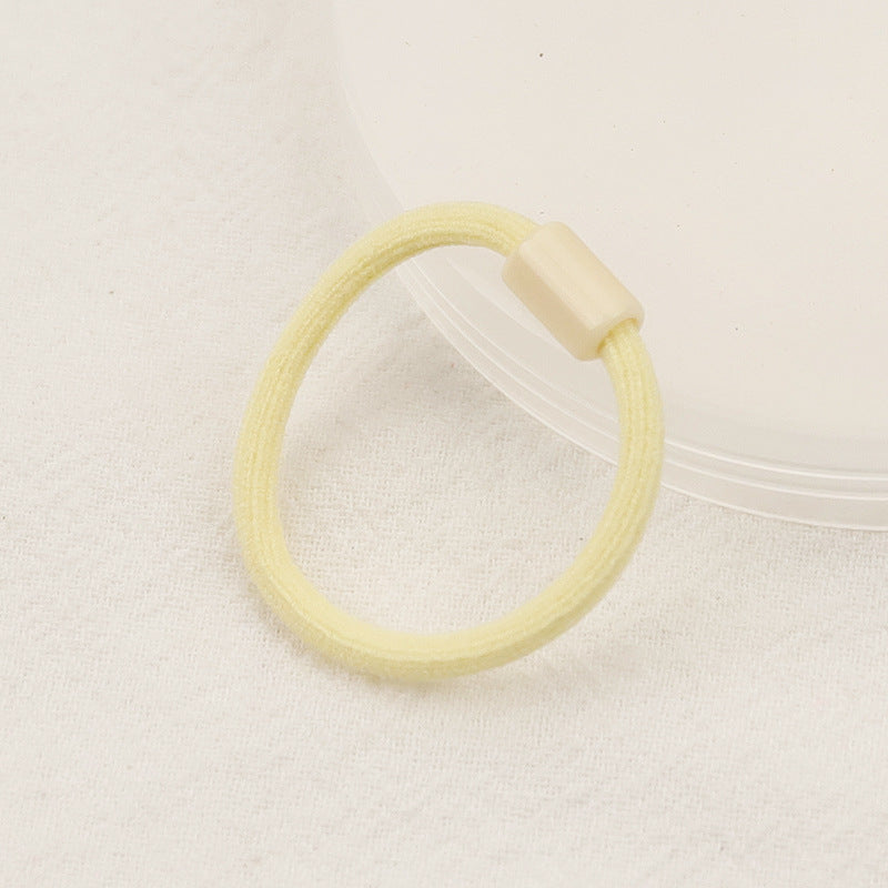 60Pcs Girls Women Thick 3CM Ties for Thick Heavy or Curly Hair Endless Hair Elastics colourful strong Bobbles Hair Ties Bands Ponios Ponytail Holders