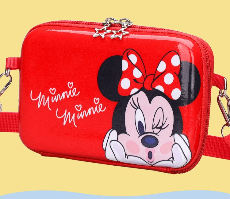 Kids Purse Girls Silicone Mini Children's Coin Purse Cute Cartoon Shoulder Bag Crossbody Bag Accessories Bags Adjustable Strap for Kids Gift Travel Holiday (Minnie)