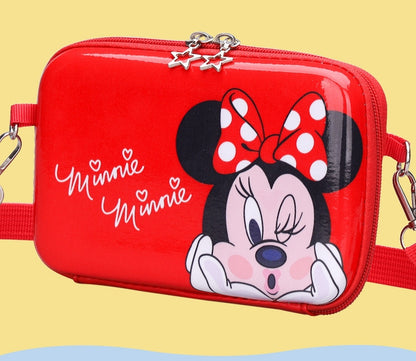 Kids Purse Girls Silicone Mini Children's Coin Purse Cute Cartoon Shoulder Bag Crossbody Bag Accessories Bags Adjustable Strap for Kids Gift Travel Holiday (Minnie)