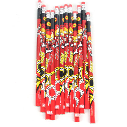 Pack of 36 Princess Spider HB Pencils with erasers Kids Children Party Bag Fillers School Office(MIX HERO)