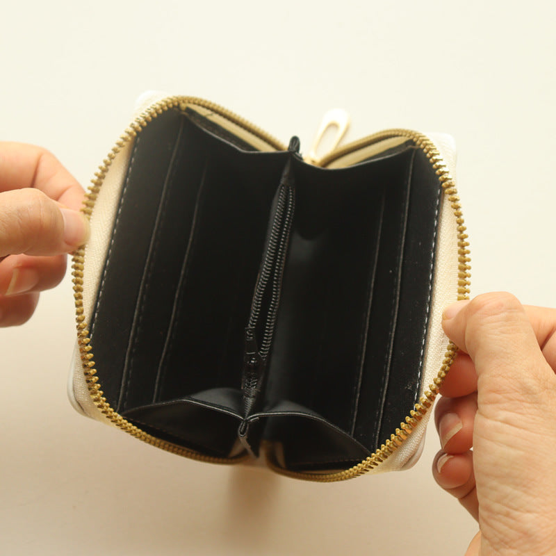 Stitch Kids GIrls Women Wallet Cute Trifold Wallet with Coin Purse Card Slots with zip pockets Gifts PU leather