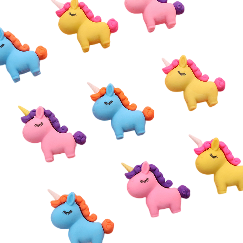Unicorn Dinosaur Rubbers Pencil Eraser Erasers Rubber for Kids School Stationary Party Favour Bag Fillers Gift Set