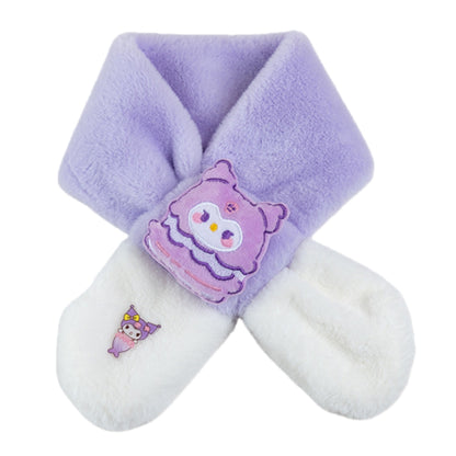 Kids Winter Beanie Scarf for 2-10 Years Old Boys Girls Christmas reindeer snowman santa tree Rabbit Capybara Cat Outdoor Warm Fleece Lined Thermal Knit Fluffy Pom (G)