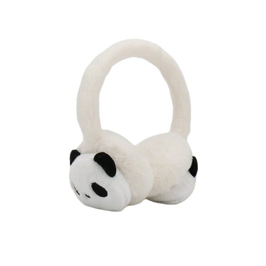 Kids Boy Girl Earmuffs Winter Fleece Thermal Outdoor Warm Plush Ear Warmer (Panda)