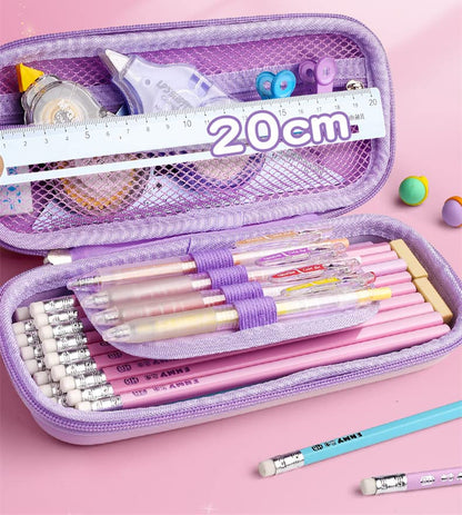 3D Girls Boys Kids Marvel Princess Elsa Large Pencil Case ,High Capacity Water Proof,School Supplies Gifts Stationery