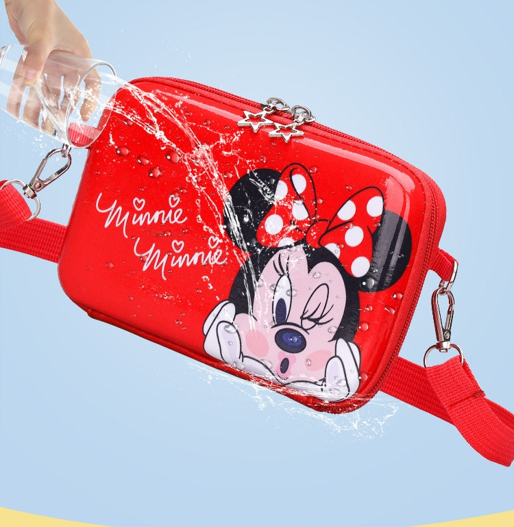 Kids Purse Girls Silicone Mini Children's Coin Purse Cute Cartoon Shoulder Bag Crossbody Bag Accessories Bags Adjustable Strap for Kids Gift Travel Holiday (Minnie)