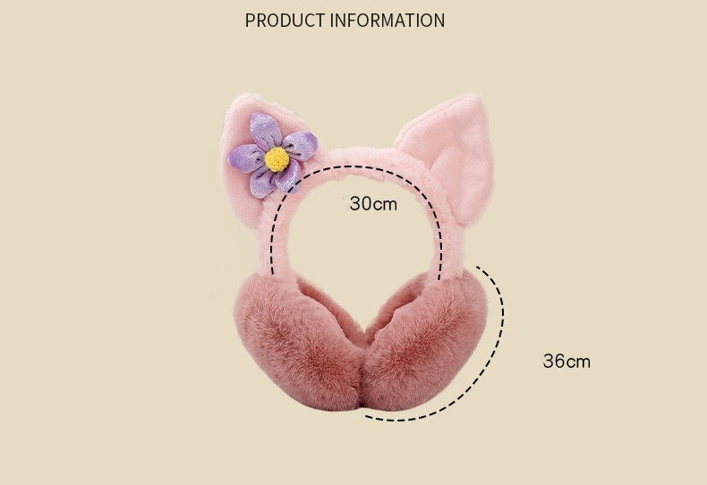 Kids Boy Girl Earmuffs Winter Fleece Thermal Outdoor Warm Plush Ear Warmer