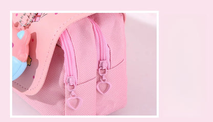 3D Girls Boys Kids Princess Castle Large Pencil Case,High Capacity Water Proof,School Supplies Gifts Stationery (Kuromi)