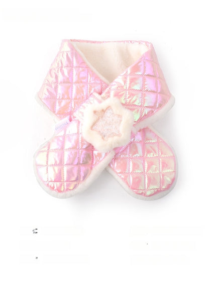 Kids Winter Beanie Scarf for 2-10 Years Old Boys Girls.Outdoor Warm Fleece Lined Thermal Knit Fluffy Pom