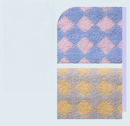 2PCS Children's Facial Towel, Kids Washcloth Towels, Cotton Kids Face Towels, Cute Kitty dog Hand Towel Set, Children Wash Cloths for Hand Face Shower, 35x 70 CM (Cat)