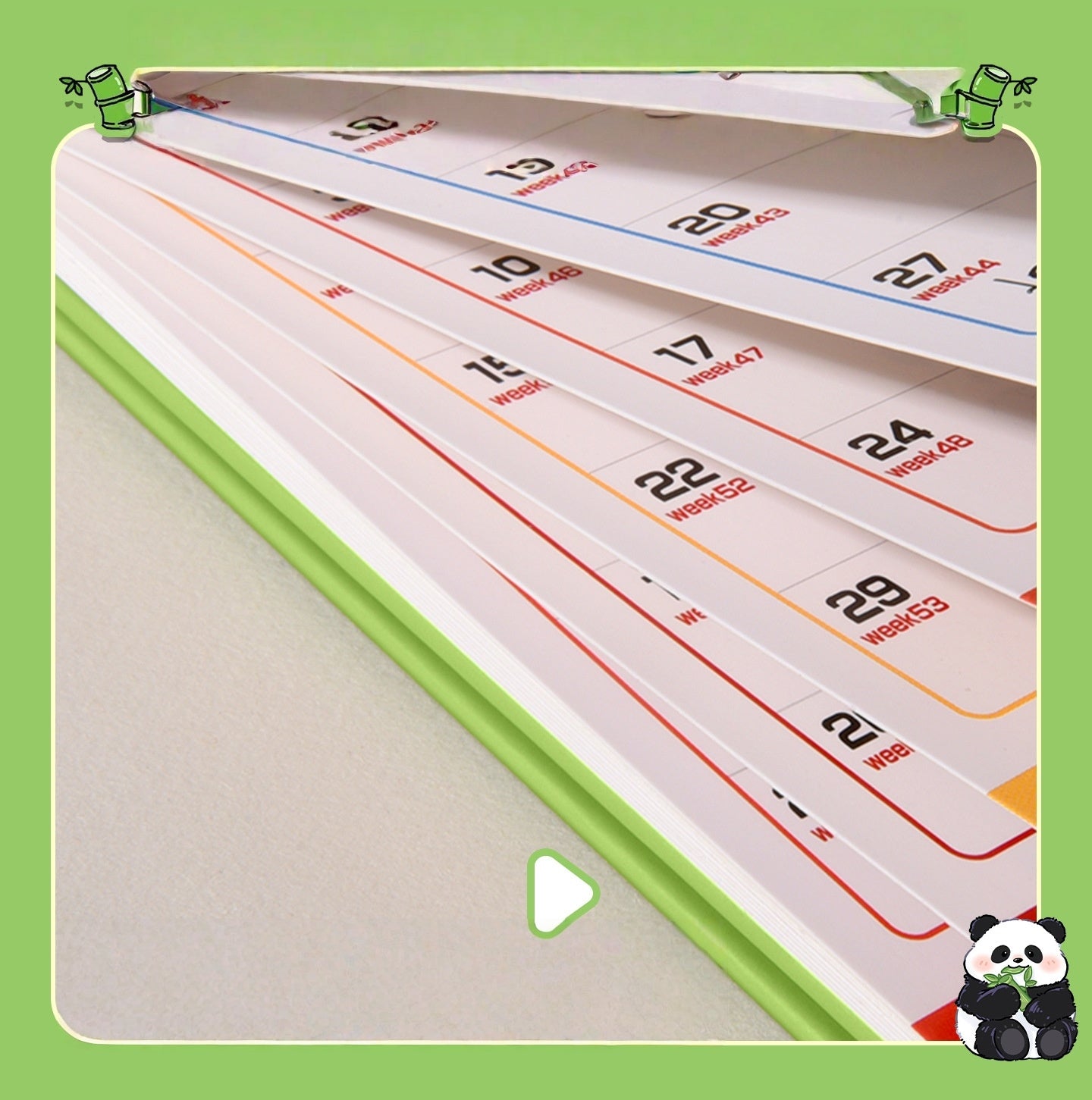 Desk Calendars,2026 Pet Theme Offices Calendar | Academic Planner with Wooden Base Puppy Kitten Design Organization for Daily Work School Teacher Kids Family Home Class Offices (Panda)