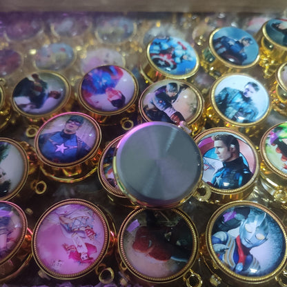 Nurse Watch Princess Spiderman Mermaid Elsa Kids Girls Boys Pocket Watch, Quartz with Chain, Vintage Roman Numerals Stylish Pocket Watch for Birthday Gift
