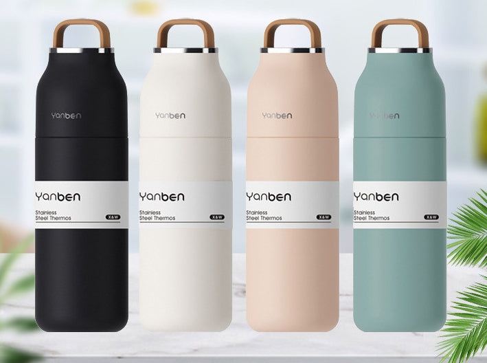 Kids Water Bottles for Girls, Stainless Steel Water Bottle for School, Vacuum Insulated, BPA-Free, Leak-Proof, Double-Walled, Metal Drink Bottle Hot Cold