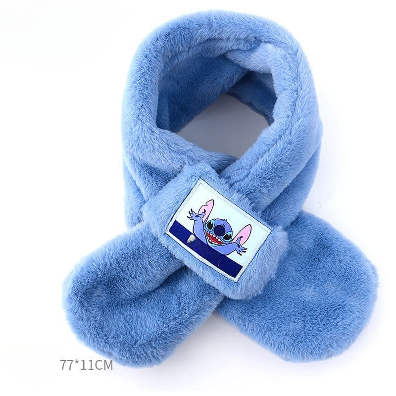 Kids Winter Beanie Scarf for 2-10 Years Old Boys Girls.Outdoor Warm Fleece Lined Thermal Knit Fluffy Pom
