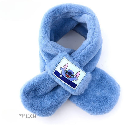 Kids Winter Beanie Scarf for 2-10 Years Old Boys Girls.Outdoor Warm Fleece Lined Thermal Knit Fluffy Pom