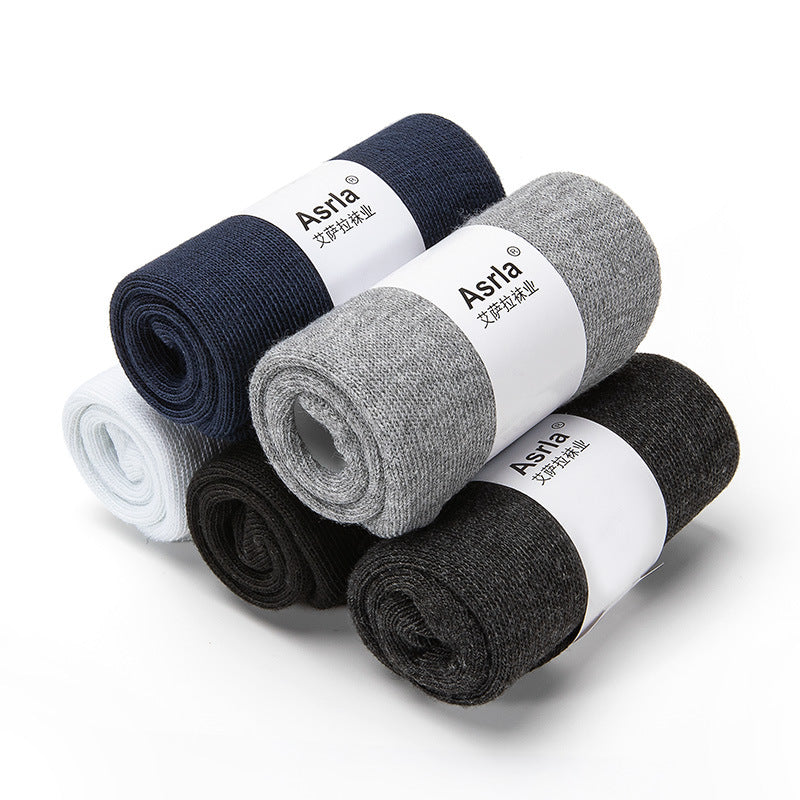 5 Pairs Men’s Plain Mens Soft Cotton Rich Comfortable Breathable Socks Work Business and Casual Wear 6-11 UK