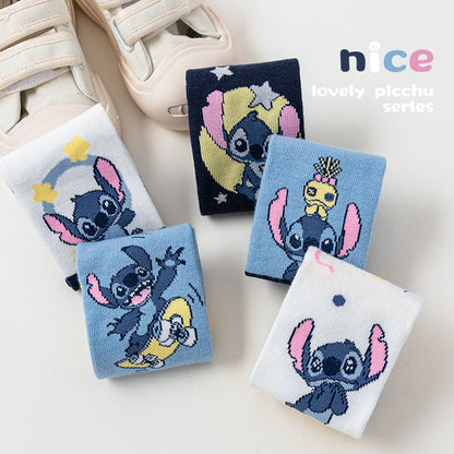 5 Pairs Toddlers Boys Kids heros Costume cotton Infant Ankle Socks 1-5 Years