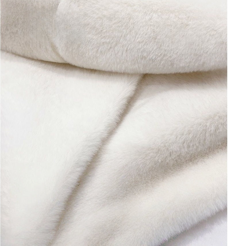 Kids Cartoon 3 in 1 Hat Scarf Gloves Set Winter Warm Fleece Stch Faux Fur Hoodie Full Hood Thick Thermal Scarves Gifts for Boys and Girls Kids (Pink Bear)