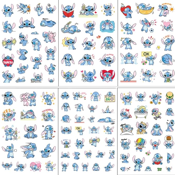 Kids Toddlers Princess Elsa Mickey Mouse Dinosaur Stickers Party Bag Fillers Boys Girls Teachers as Reward Craft Scrapbooking in Box Gift Set