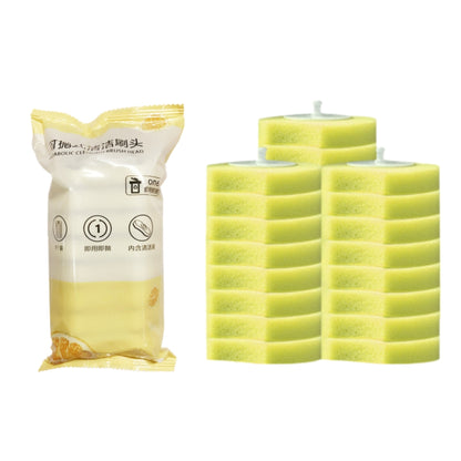 Toilet Wand with 8 Refills, Disposable Toilet Bowl Brush Disposable Cleaning System kit, Storage Caddy and Heads for Bathroom Cleaning all in one