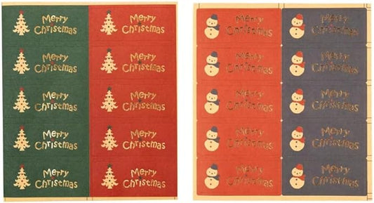 140pcs Christmas Stickers Party Bag Fillers Tags Gift Self-Adhesive Label Craft Scrapbooking Envelope Seal Sealing Tags for Gift Packaging Candy Baking(Baking 01)