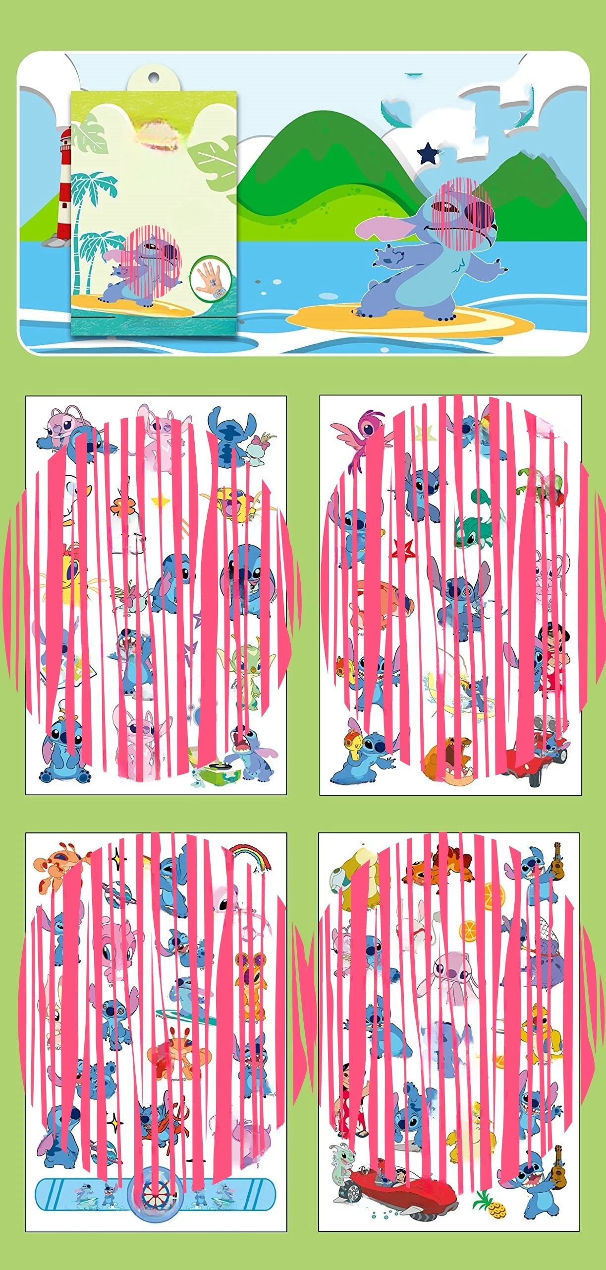4 Sheets Kids Girls Princess Mermaid Temporary Tattoos Sticker Birthday Party Bag Fillers Favors Supplies Gifts Goodies,Fake Waterproof Temporary Tattoo Set