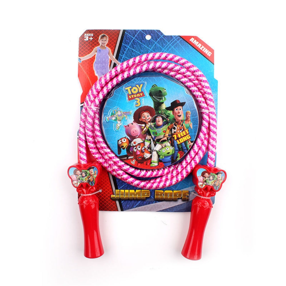 Skipping Rope Princess Superhero Kids Girls Boys Jump Rope Cotton Skipping Adjustable Rope Outdoor Exercise