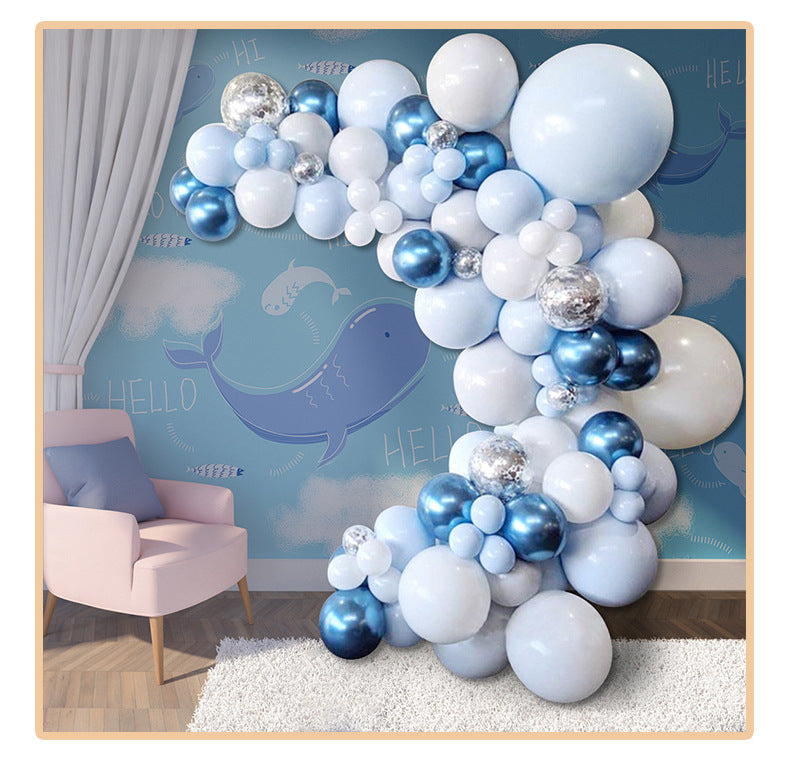 Cinderella Foil Balloons Birthday Party Congratulations balloons Baby Shower Party Decorations Party Suppiles Accessories Theme kids (blue)