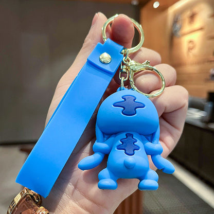 2PCS Buzz Keyring Keychain School bag Ornament Key Ring Decoration Cute Gifts for Women Girls Boys Pendant Chain Jewelry Gift For Kids