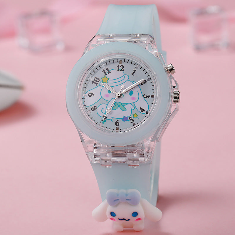 Toys for 3-8 Year Old Girls Boys, Toddler Watches Gifts for Kids 4-9 Birthday Gifts Learning Toys glow in dark Watch(Cinnamoroll)