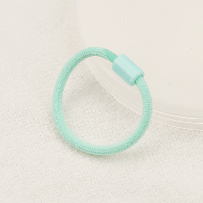 60Pcs Girls Women Thick 3CM Ties for Thick Heavy or Curly Hair Endless Hair Elastics colourful strong Bobbles Hair Ties Bands Ponios Ponytail Holders